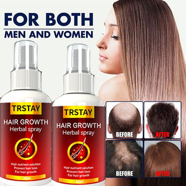 Hair Growth Serum Spray Fast Hair Growth Liquid Treatment Scalp Hair Follicle Anti Hair Loss Natural Beauty Health Hair Care