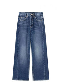 HH Jeans For Women 2023 Worn In All Seasons Denim 4 Colors Long Trousers Female Cool High Street Women's Wide Leg Pants