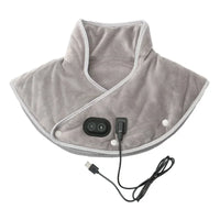 Electric Heating Shoulder Neck Pad Cervical Wrap Three Gear Thermal Compress Massager Vibration Shawl Warm Back Tool Relax Brace