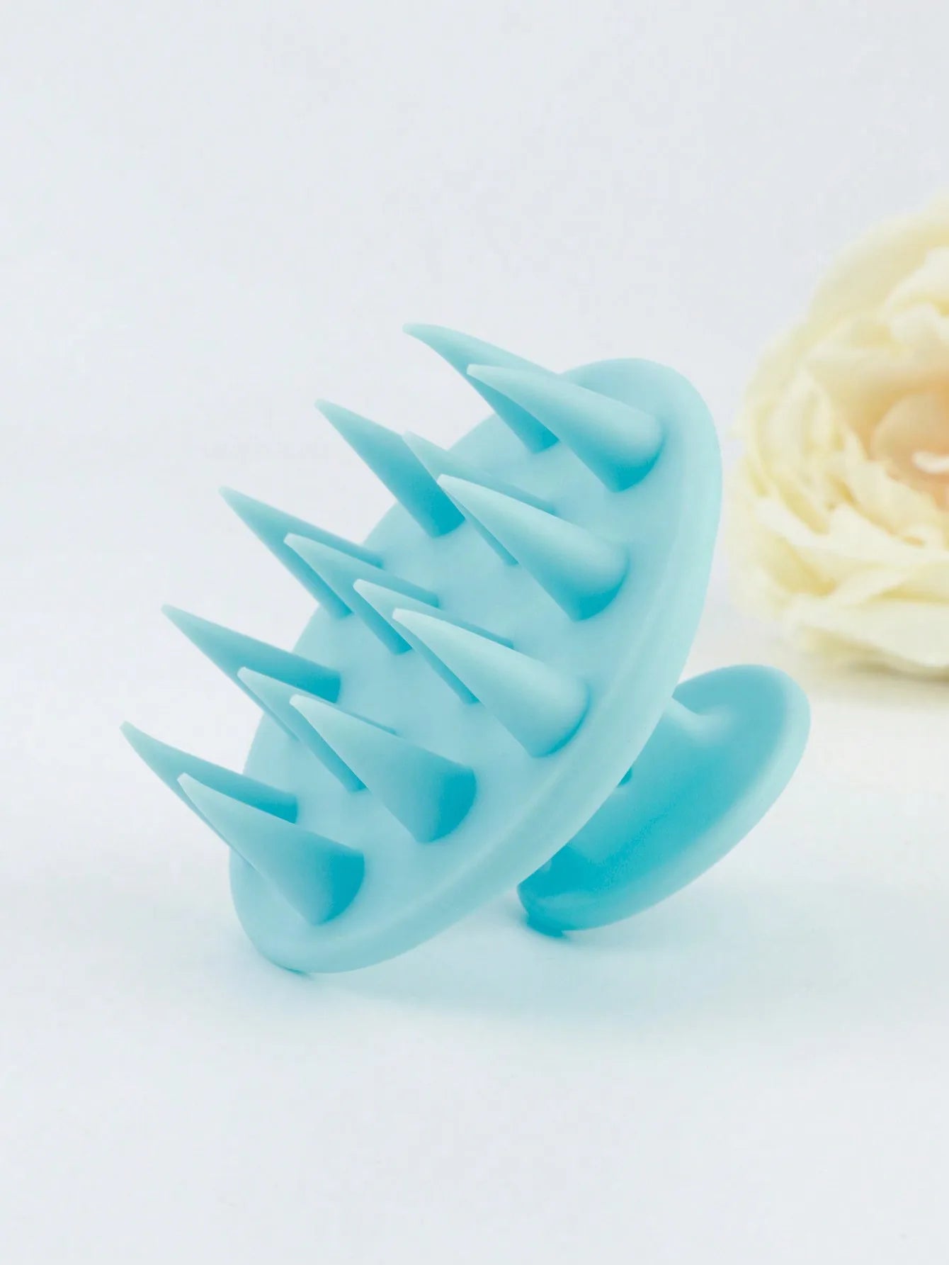 1pc Silicone Shampoo Brush Body Massage Brush Bath Shower Brush Salon Hairdressing Tool Scalp Massage Comb Hair Washing Comb