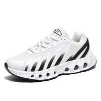 New men's sneakers PU air cushion anti-slip shock absorber running shoes outdoor lightweight and breathable mesh running shoes