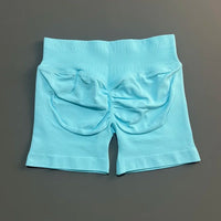 Gym Shorts Women Fitness Sports Biker Shorts High Waist And Waist Tightening Yoga Shorts Workout Scrunch Butt Seamless Leggings