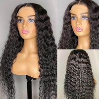 13x4 Loose Deep Wave Lace Front Wigs For Black Women Pre Plucked With Baby Hair Curly Human Hair Wigs Deep Wave Frontal Wigs