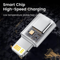 USB C to Lightning Adapter IOS Fast Charging Lightning Male to Type C Female Converter For iPhone 14 13 12 Data Transfer Adapter