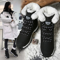 Winter Snow Boots, Outdoor Waterproof and Anti-slip, Thick and Warm, High-top Cotton Shoes, Women's Mid-calf Boots