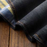 Pants Men Jeans Pantalones Hombre Pantalon Homme Jean Slim Business Classic Denim Trousers Biker High Quality Male Straight