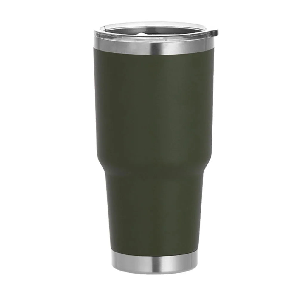 Custom Logo 30 oz Insulated Stainless Steel Coffee Tumbler Travel Mug Water Cup with Leak- Proof Lid Vacuum Insulated Tumbler