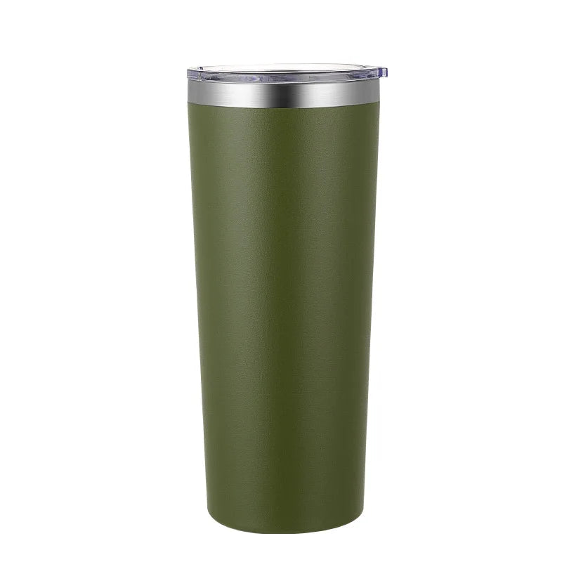 Steel Double Wall Coffee Mug 12oz 22oz Water Drinking Mug 350ml 650ml Insulated Thermos Office Car Vacuum Flask