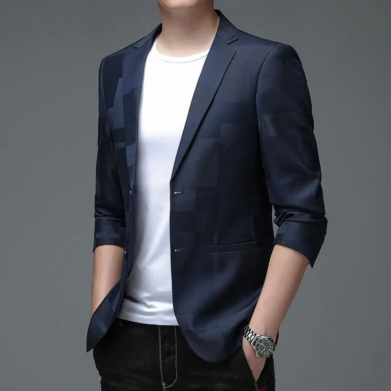 Jacket for Men Plus Big Size Oversize Black Man Suits and Blazers Fashion 2025 Menswear Elegant Clothing Coats High Quality New