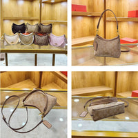 Ladies Elegant Underarm Handbags Geometric Print Wallets For Women Hobo Handbags Hand Bag Ladies Shoulder Crossbody Bags