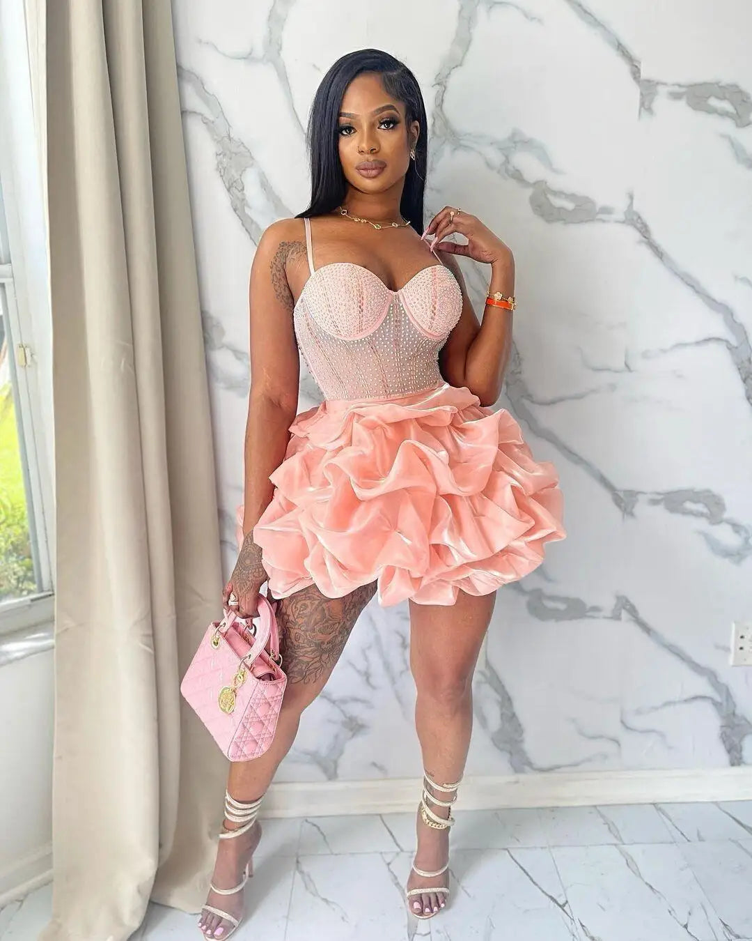Rhinestone Puffy Dress Mini Party Sexy Luxury Dresses 2023 Summer Wome Mega Mart Center Rhinestone Puffy Dress Mini Party Sexy Luxury Dresses 2023 Summer Wome Mega Mart Center