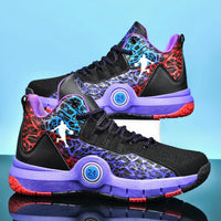 Basketball Shoes Men Field Training Non-slip High-top Luxyry Design Mesh Breathable Sneakers Pro Original Kids Basketball Boots