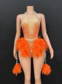 Bar ds Korean women's club nightclub pink diamond conjoinedgogo sexy hot dance interactive Kpop costume set X007