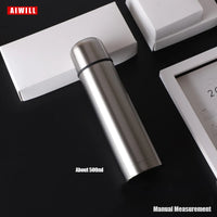 AIWILL 350/500ML Coffee Thermos Water Bottle  Stainless Steel  Vacuum Flask Thermoses Travel Mug Thermo Cup Thermos Coffee Mugs