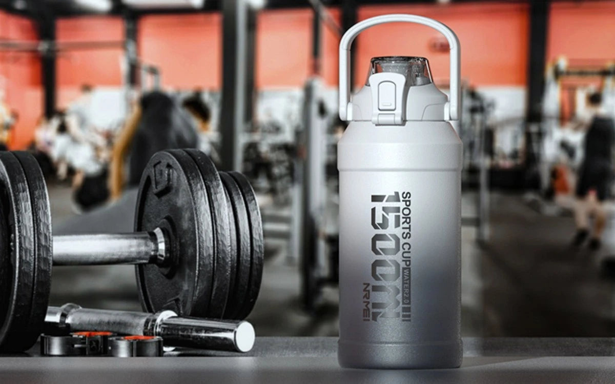 Thermos Water Bottle With Straw Handle Cup 316 Stainless Steel Flask Large Capacity Vacuum Insulated Tumbler