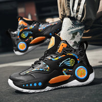 Men's Basketball Shoes Breathable Cushioning Non-Slip Wearable Runing Shoes Gym Training Athletic Basketball Sneakers for Men