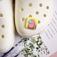 1pcs glowing game character PVC croc shoes charms funny cartoon Accessories jibz for croc clogs shoe Decorations man kids gifts