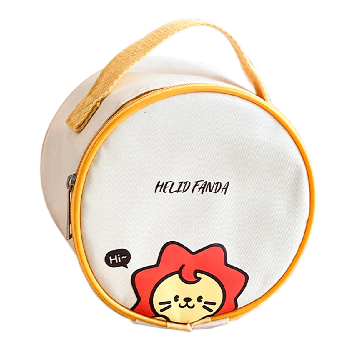 WORTHBUY Mini Capybara Thermal Lunch Bag Portable Insulated Picnic Bag Oil Proof & Waterproof Lunch Box Bag Reusable Cooler Bag
