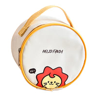 WORTHBUY Mini Capybara Thermal Lunch Bag Portable Insulated Picnic Bag Oil Proof & Waterproof Lunch Box Bag Reusable Cooler Bag