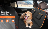 Dog Car Seat Cover for Pets 100% Waterproof Seat Cover Hammock Scratch Proof Nonslip Durable Soft Back Seat Cover for Cars Truck