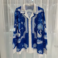 2025 men's printed T-shirt, men's and women's long sleeved shirt, 100% polyester fiber, fashionable and comfortable casual men's