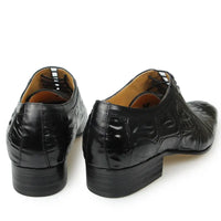 Casual Fashion Men's Dress Shoes Classic Mens Oxfords Formal Business Shoes Modern Derby Oxford Comfortable Crocodile Homme