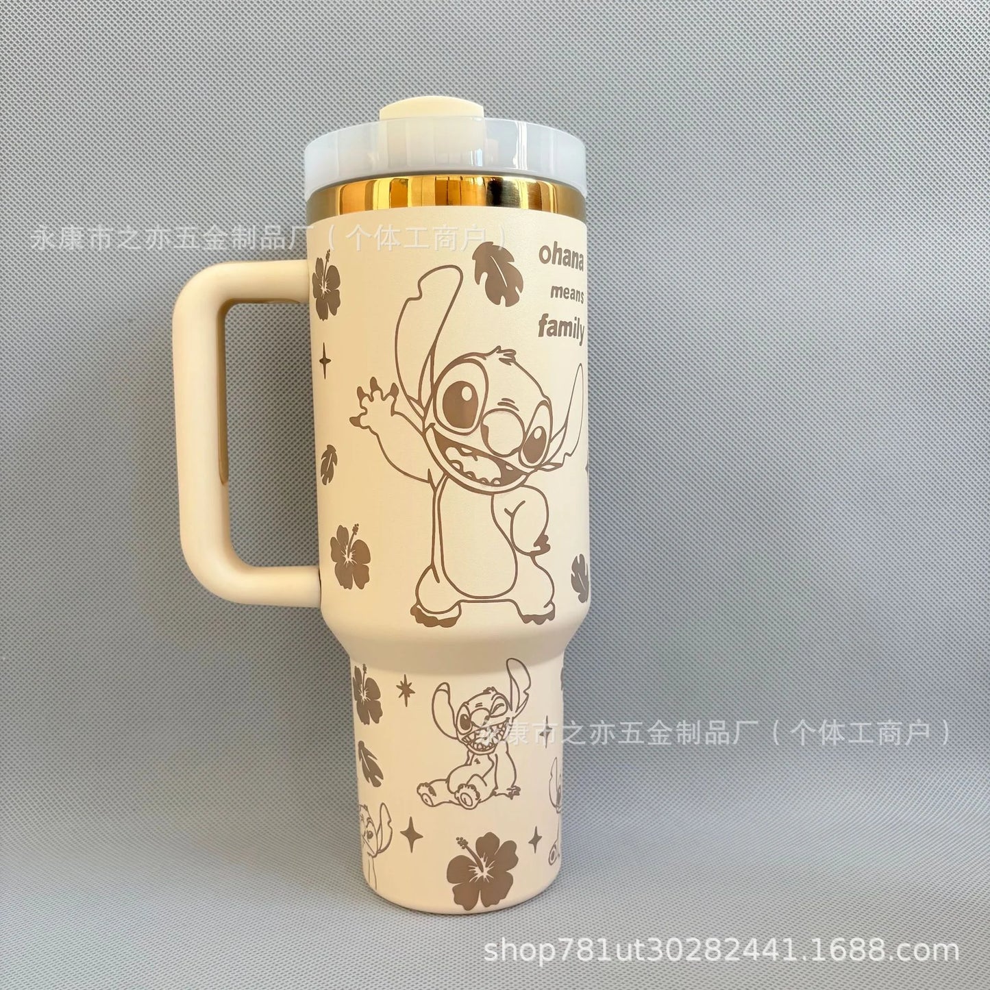 Cute 1180ml 40OZ Stainless Steel Insulated Cup 304 Stainless Steel Vacuum Insulated Car Coffee Cup Sports Outdoor Travel