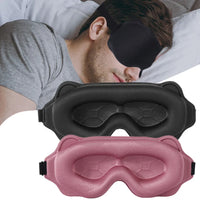 3D Sleeping Mask Block Out Light Soft Padded Sleep Mask For Eyes Slaapmasker Eye Shade Blindfold Sleeping Aid Face Mask Eyepatch