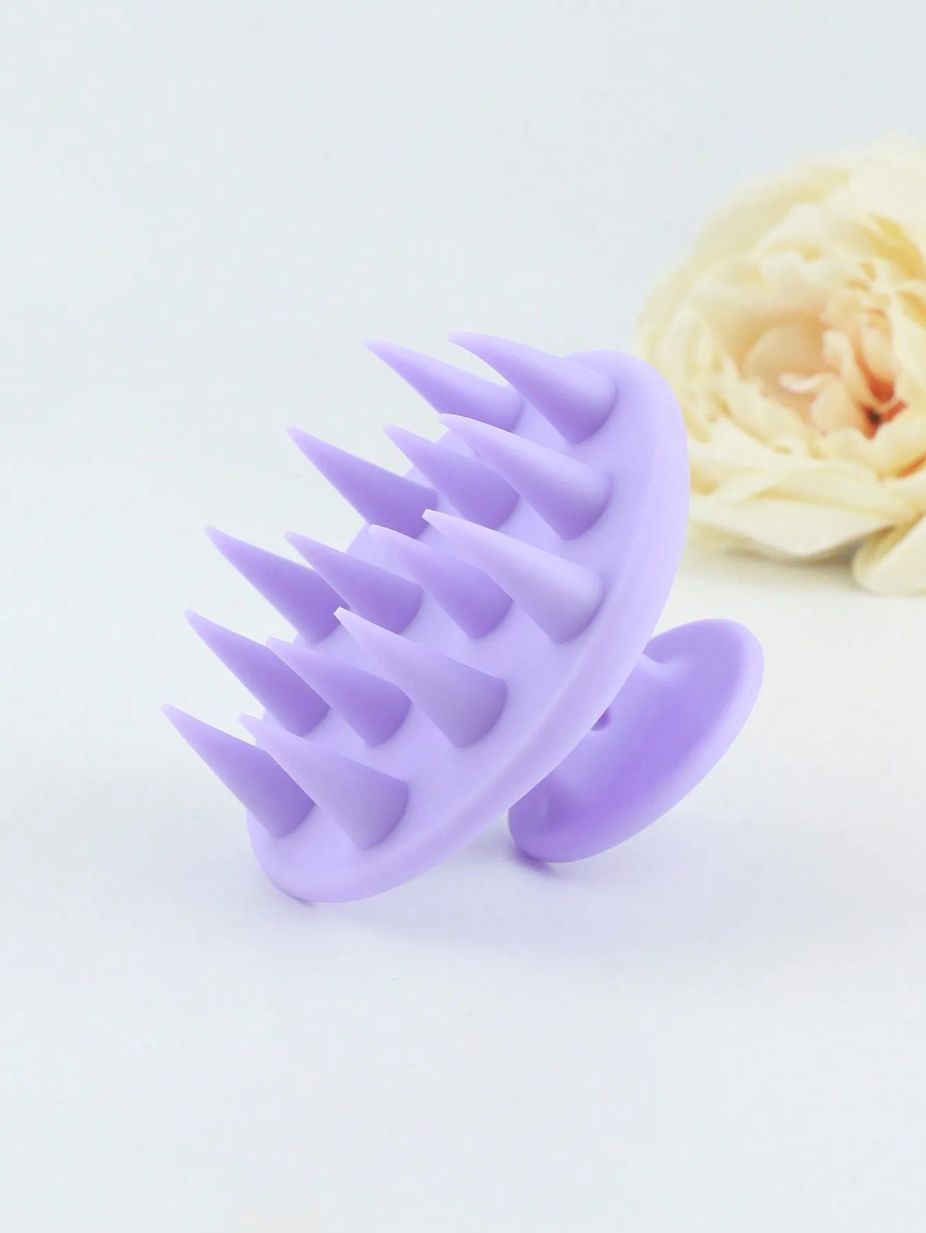 1pc Silicone Shampoo Brush Body Massage Brush Bath Shower Brush Salon Hairdressing Tool Scalp Massage Comb Hair Washing Comb