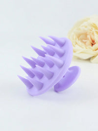1pc Silicone Shampoo Brush Body Massage Brush Bath Shower Brush Salon Hairdressing Tool Scalp Massage Comb Hair Washing Comb