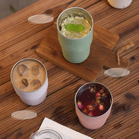 Stainless Steel Coffee Cup Double Layer Vacuum Insulation Cup Office Outdoor Portable Fashion Car Water Mugs for Friends Gifts