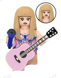 Queen Freddie Mercury Rock Star Mini Man Figurine Building Blocks Bricks
