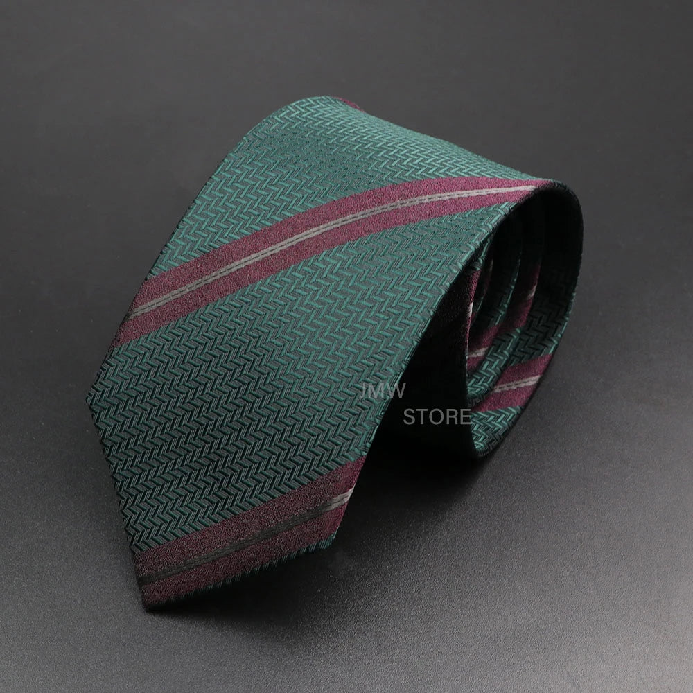 New Design Wedding Men Tie Green Wine Red Paisley Flower Animal Neckties Men Business Dropshipping Groom Collar Accessories Gift