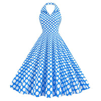 Women'S Elegant Vintage Rockabilly Dress For Women 1950s Style Polka Dot Swing Dress For Retro Parties Costumes Movie Dresses