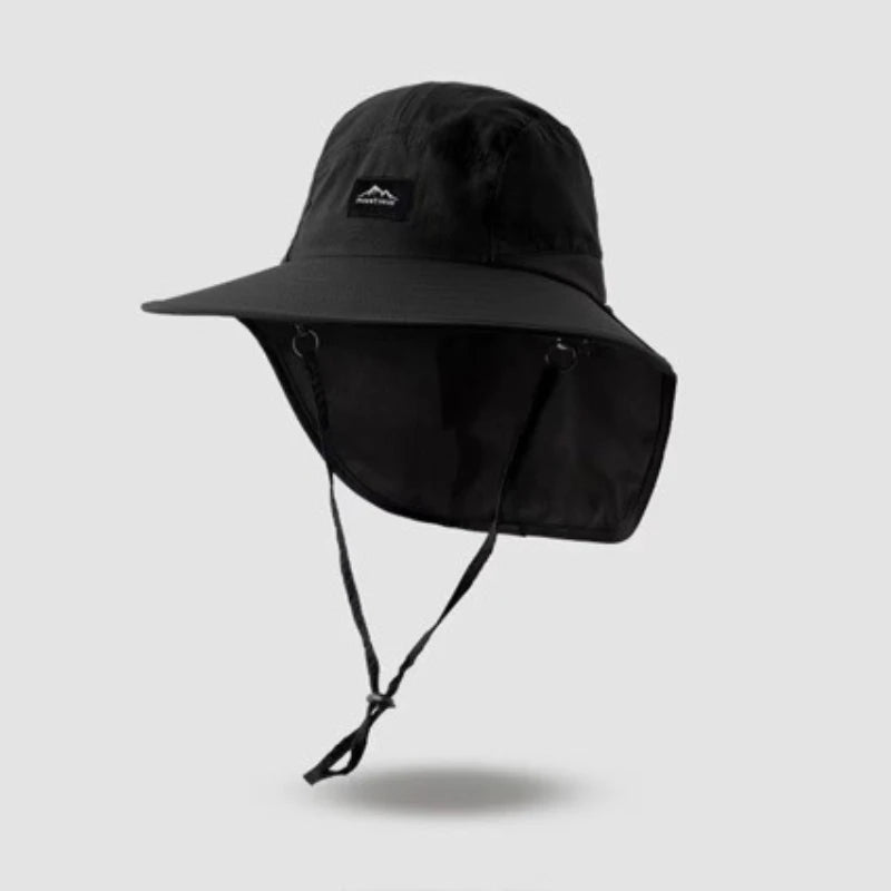 Wide Brim Sun Hat with Neck Flap Outdoor Bucket Hat UV Protection Cap for Men Women Summer Fishing Hiking Camping