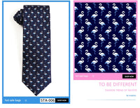 Tailor Smith 100% Silk Ties For Men Handmade Necktie With Animal Pattern Tie Father's Day Birthday Gift Tie