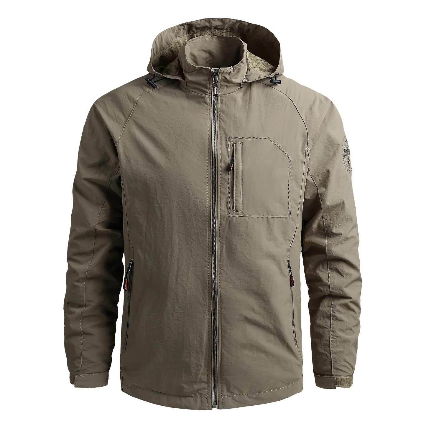 Men Outdoor Hiking Jackets Waterproof Hooded Windbreaker Coat Men 2023 Autumn New Casual Jacket Retro Sports Jackets Men