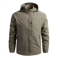 Men Outdoor Hiking Jackets Waterproof Hooded Windbreaker Coat Men 2023 Autumn New Casual Jacket Retro Sports Jackets Men