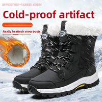 Winter Snow Boots, Outdoor Waterproof and Anti-slip, Thick and Warm, High-top Cotton Shoes, Women's Mid-calf Boots