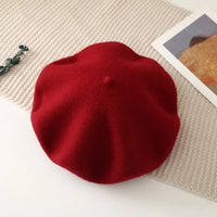Winter Hats for Women Berets Painter Cap Autumn Winter Hat Female Flat French Artist Beret Girls Vintage Warm Casual New