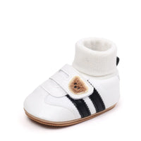 Baby Sock Shos Autumn and Winter Baby Girls Boys Ankle-covered Style 0-1 Year Old Anti Slip Fashion Design Newborn Infant Shoes
