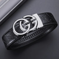 Men's designer belts luxury business belts high quality alloy buckle automatic buckle adjustable