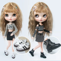 Blyth Shoes Sports board Shoes training sneakers Fashion Casual Shoes  for Ymy Licca Azones Ob22 24 27 Doll Accessories