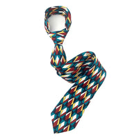 Men Tie 8cm Silk Tie For Man Luxury Vintage Design Print Necktie Cravat For Shirt Suit Wedding Party Stripe Cravats Silk Feeling