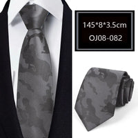 Luxury 56 Colors New Men's Tie Classic Floral Stripe Plaid 8cm Jacquard Neck Tie Necktie For Men Business Wedding Party