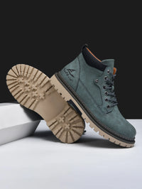 Handmade Men Boots Ankle Winter Leather Shoes Autumn Outdoor Hiking Boots Sneakers Hombres Botas High Top Footwear Anti Slip