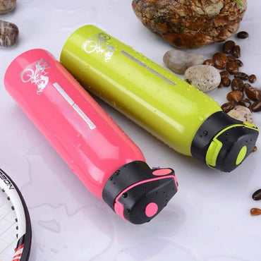 1PC Stainless Steel Sports Insulated Water Cup Outdoor Mountaineering Drinking Water Bottle Business Gift Bicycle Accessories