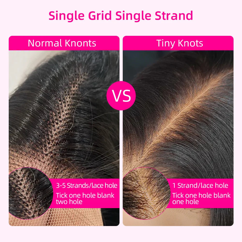 Invisi Strap 360 Glueless Full Lace Front Wigs Human Hair HD Straight 13x4 Lace Frontal Wig Pre Plucked Drawstring Wig for Women