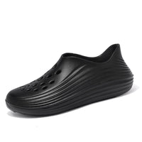 2025 Fashion single size gradient hole garden shoes outdoor beach casual shoes comfortable soft sole fashion sandals