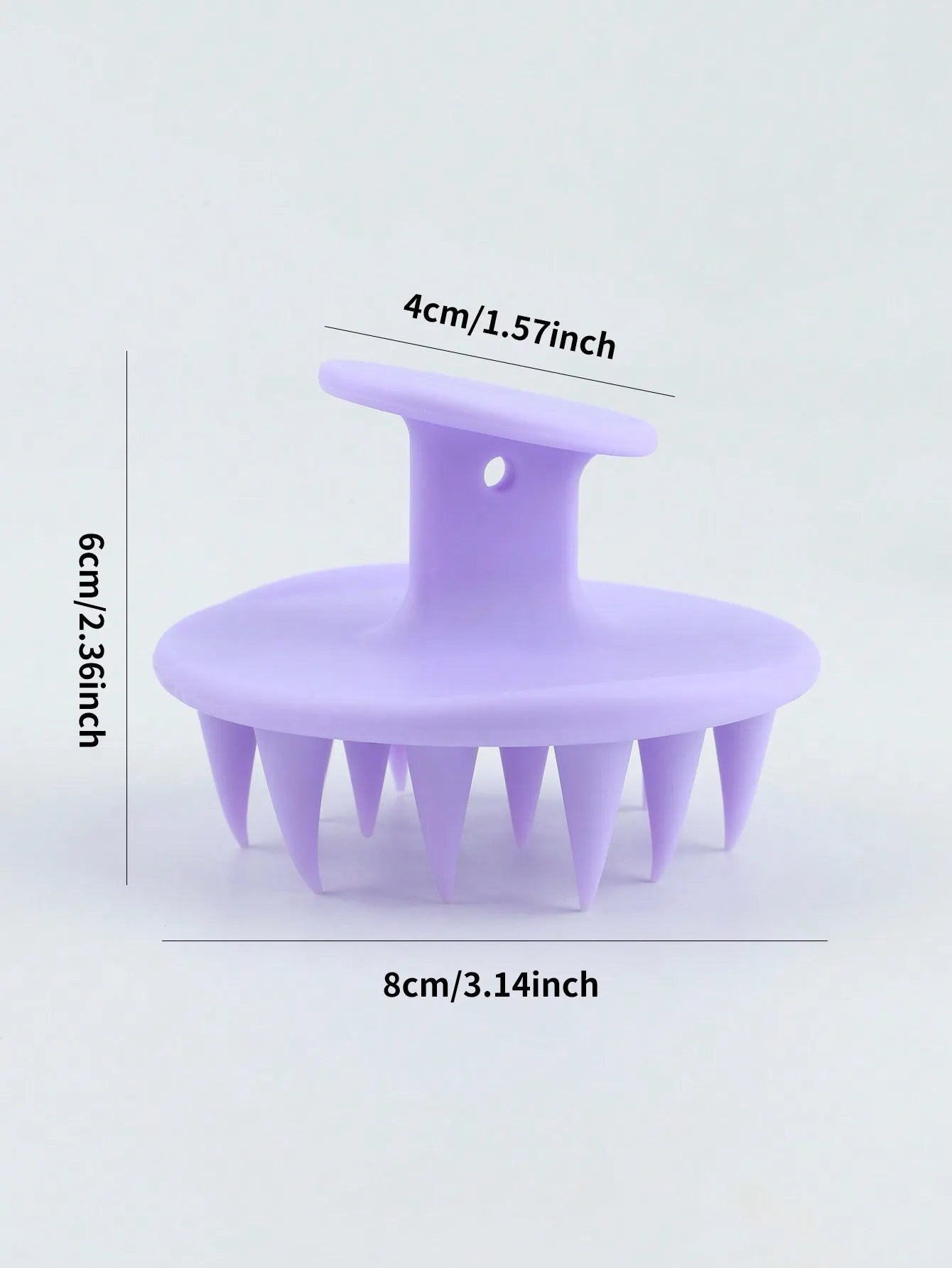 1pc Silicone Shampoo Brush Body Massage Brush Bath Shower Brush Salon Hairdressing Tool Scalp Massage Comb Hair Washing Comb